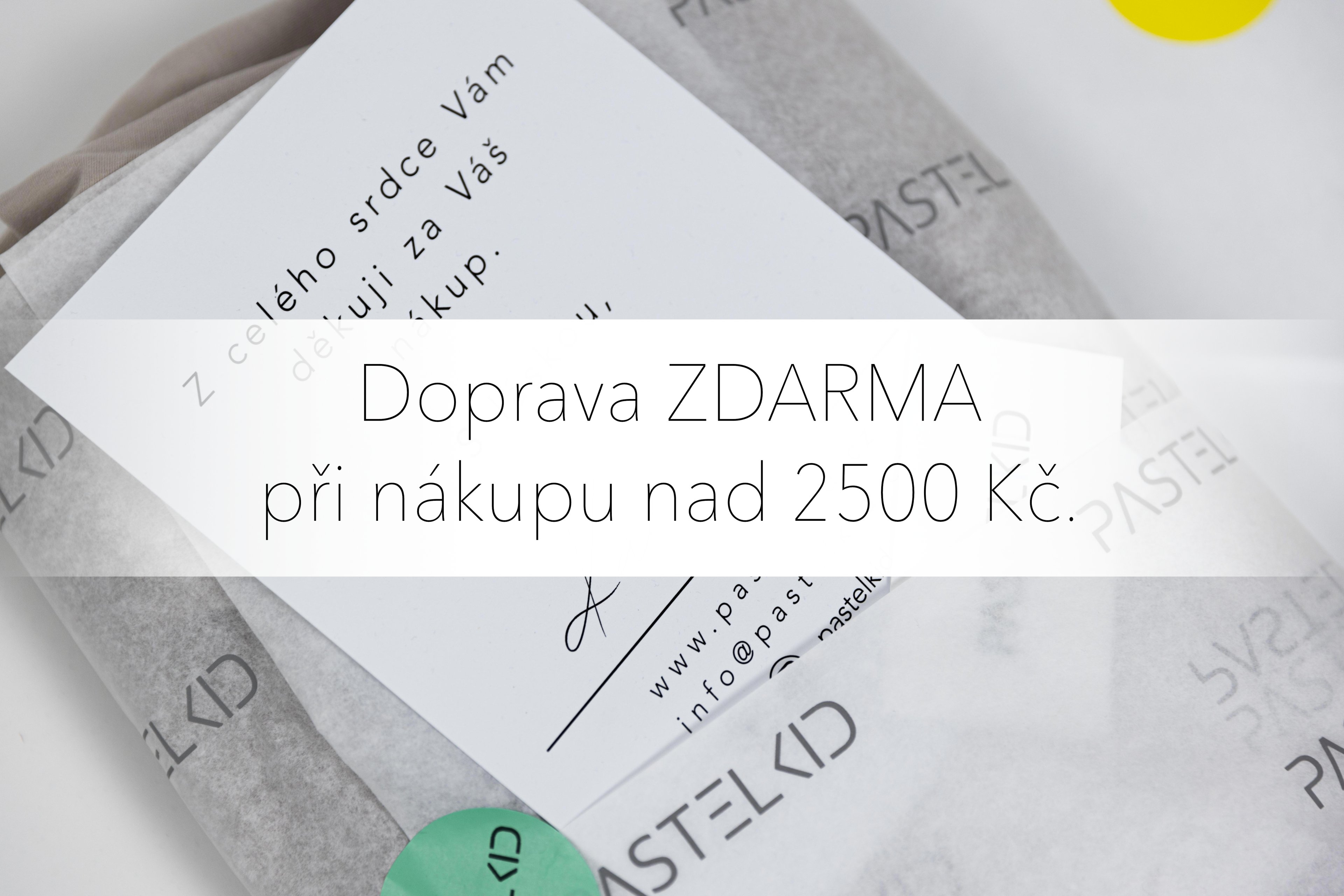 Doprava zdarma nad 2500 Kč